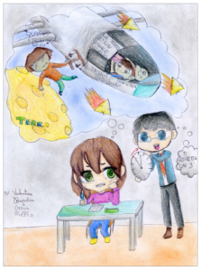 disegno di Gioia Billio e Valentina Brisolin (1°I)