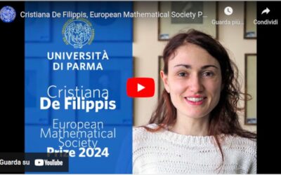Cristiana De Fillippis, premio EMS 2024 – il video dell’Università di Parma