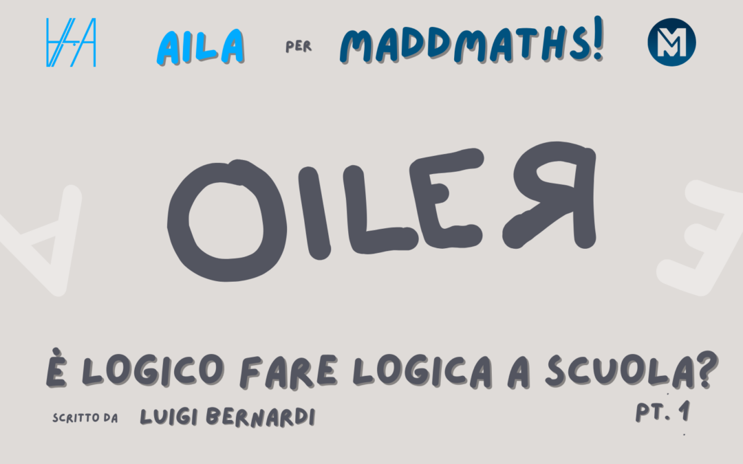 È logico fare logica a scuola?