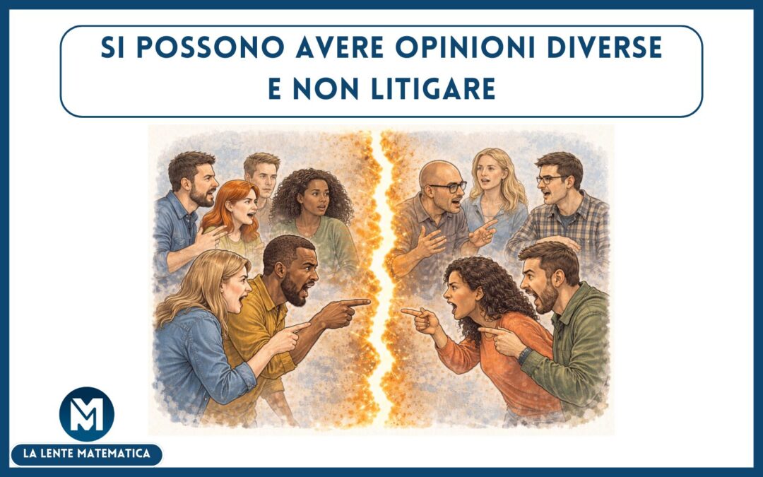 Si possono avere opinioni diverse e non litigare