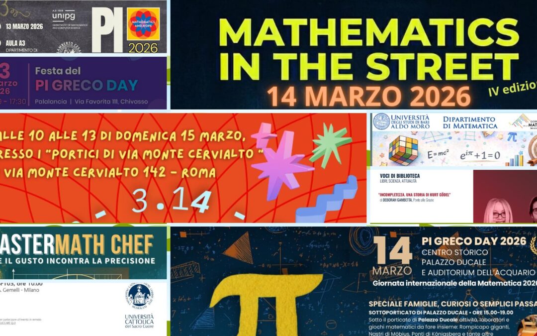 Gli eventi italiani per la Giornata Internazionale della Matematica 2026