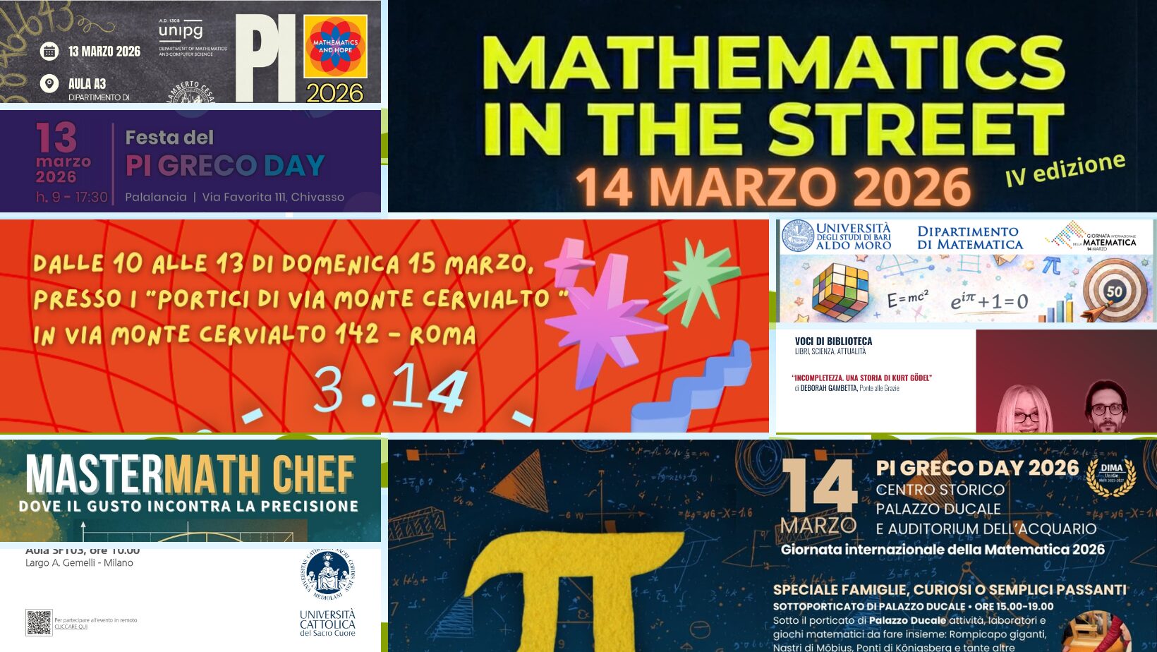 Italian Math Professor Gli eventi italiani per la Giornata Internazionale della Matematica ...