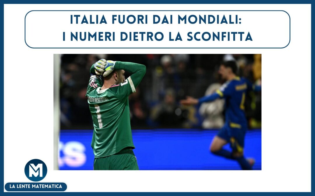 Italia fuori dai Mondiali: i numeri dietro la sconfitta