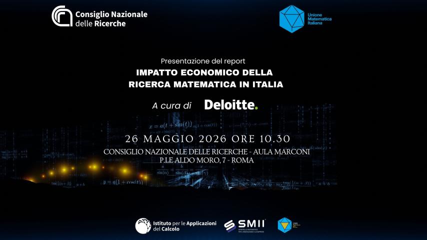 Al Cnr il rapporto Deloitte sull’impatto economico della ricerca matematica in Italia