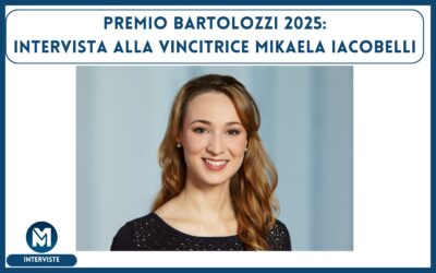 Premio Bartolozzi 2025: Intervista alla vincitrice Mikaela Iacobelli