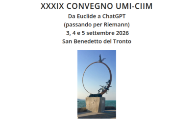 Partecipa al Convegno UMI-CIIM 2026 (3-5 settembre)