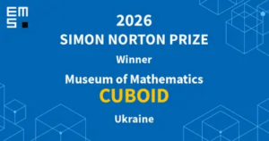 Assegnati gli EMS Simon Norton Prize 2026 per la comunicazione della matematica (e ci siamo anche noi!) b6b2cce7-91e8-4dc9-8e15-6058c8465071