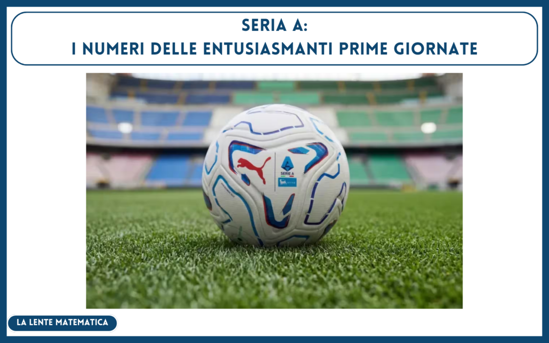 Seria A: i numeri delle entusiasmanti prime giornate